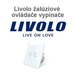 Livolo žalúziové ovládače vypínače