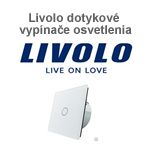 Livolo dotykové vypínače osvetlenia