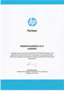 HP partner Webinfo Slovakia s.r.o.