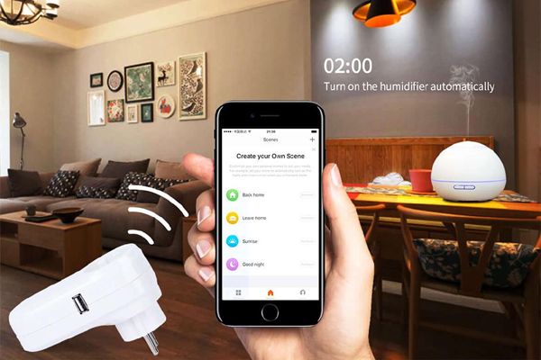 Smart HOME - inteligentná wifi Zásuvka s USB konektorom