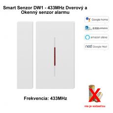 Sonoff DW1 - 433MHz Dverový a Okenný senzor alarmu