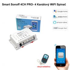 Smart Sonoff 4CH PRO - 4 Kanálový WiFI spínač