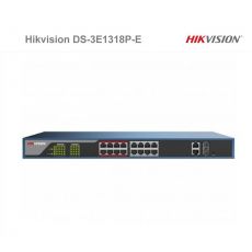 PoE switch Hikvision DS-3E1318P-E 16+2 portový manažovateľný