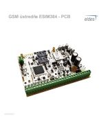 GSM ústredňa ESIM384 - PCB