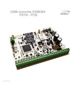 GSM ústredňa ESIM384 PSTN - PCB