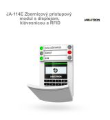 JA-114E Zbernicový prístupový modul s displejom, klávesnicou a RFID