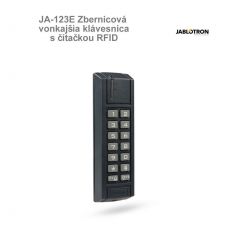 JA-123E Zbernicová vonkajšia klávesnica s čítačkou RFID
