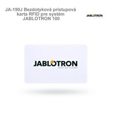 Jablotron JA-190J Bezdotyková prístupová karta RFID pre systém JABLOTRON 100