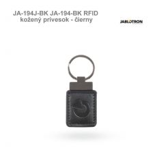 Jablotron JA-194-BK RFID kožený prívesok - čierny