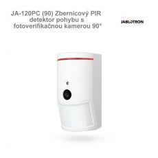 JA-120PC (90) Zbernicový PIR detektor pohybu s fotoverifikačnou kamerou 90°