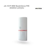 JA-151P-WW Bezdrôtový PIR detektor pohybu