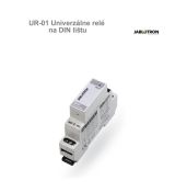 UR-01 Univerzálne relé na DIN lištu