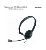 Panasonic RP-TCA400E-K náhlavná súprava