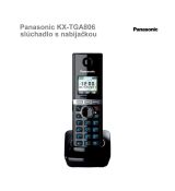 Panasonic KX-TGA806 slúchadlo s nabíjačkou