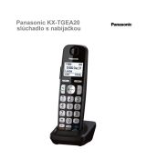 Panasonic KX-TGEA20 slúchadlo s nabíjačkou