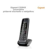 Gigaset C530HX univerzálne prídavné slúchadlo s nabíjačkou