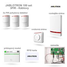JABLOTRON 100 set 3xPIR Káblovy systém