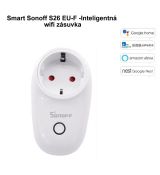 Smart Sonoff S26 EU-F -Inteligentná wifi zásuvka