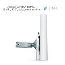 Ubiquiti AirMAX MIMO, 16 dBi, 120°, sektorová anténa