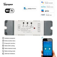 Smart 2 kanálový inteligentný WiFi switch 85V-250V AC (eWelink)
