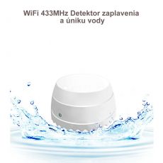 RF 433MHz Detektor zaplavenia a úniku vody