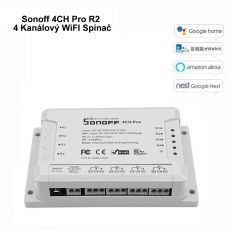 Sonoff 4CH Pro R2- 4 Kanálový WiFI Spínač