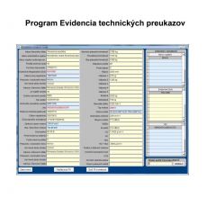 Program Evidencia technických preukazov