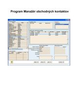 Program Manažér obchodných kontaktov