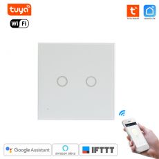 Smart HOME - inteligentný wifi Dotykový vypínač 2 gang Tuya Smart Life