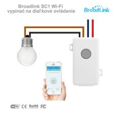 Broadlink SC1 Wi-Fi vypínač na diaľkové ovládanie