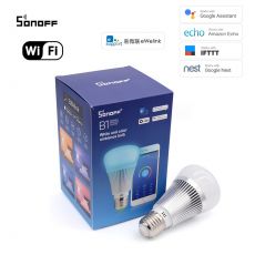 Smart Sonoff B1 - inteligentná wifi žiarovka RGB Silver (eWelink)