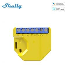 Shelly RGBW, modul riadenia LED pásikov, 4x PWM 12/24 V, WiFi
