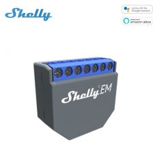 Shelly EM, meranie spotreby až 2x 120 A, 1 výstup