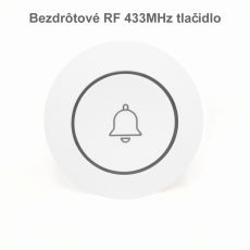 Bezdrôtové RF 433MHz tlačidlo