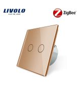 LIVOLO ZigBee bezdrôtový vypínač č.5B - zlatý VL-C702SZ-13