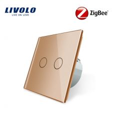 LIVOLO ZigBee bezdrôtový vypínač č.5B - zlatý VL-C702SZ-13