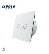 LIVOLO Žalúziový ovládač - biely VL-C702W-11