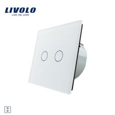 LIVOLO Žalúziový ovládač - biely VL-C702W-11