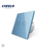 LIVOLO Žalúziový ovládač - modrý VL-C702W-19