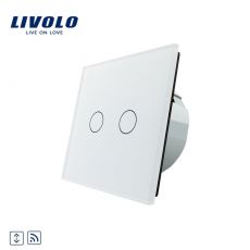 LIVOLO Žalúziový ovládač RF - biely VL-C702WR-11