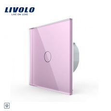 LIVOLO Dotykový stmievač osvetlenia - ružový VL-C701D-17