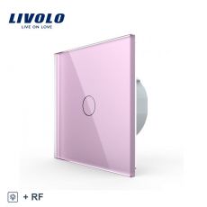 LIVOLO Dotykový stmievač osvetlenia RF - ružový VL-C701DR-17