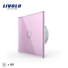 LIVOLO Dotykový stmievač osvetlenia RF - ružový VL-C701DR-17