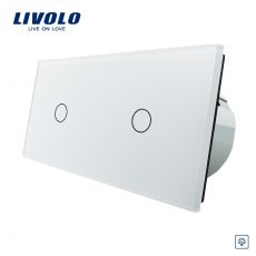 LIVOLO VL-2C701D-11 Dotykový stmievač osvetlenia - biely