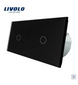 LIVOLO VL-2C701D-12 Dotykový stmievač osvetlenia - čierny