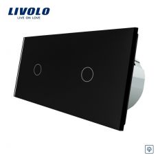LIVOLO VL-2C701D-12 Dotykový stmievač osvetlenia - čierny