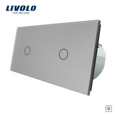 LIVOLO VL-2C701D-15 Dotykový stmievač osvetlenia - strieborný