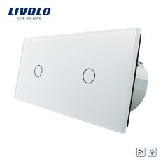 LIVOLO VL-2C701DR-11 Dotykový stmievač osvetlenia RF - biely