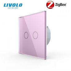 LIVOLO ZigBee bezdrôtový vypínač č.5 - ružový