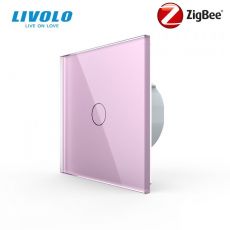 LIVOLO ZigBee bezdrôtový vypínač č.1 - ružový VL-C701Z-17